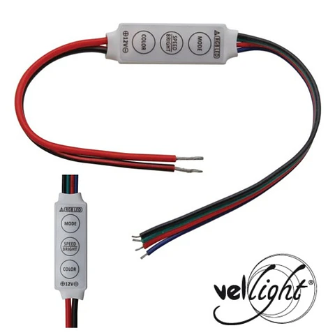 CONTROLADOR P/ FITA LEDS RGB 12/24V
