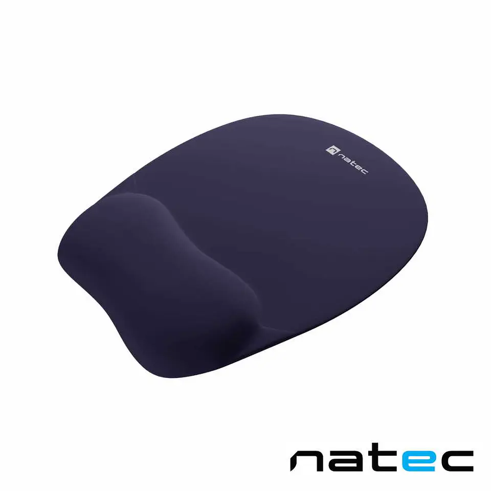 Tapete De Rato Ergonómico CHIPMUNK C/ Apoio Em Espuma Azul 1