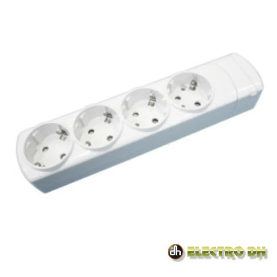 TOMADA ELÉTRICA C/ 4 SAÍDAS SCHUKO EDH 1