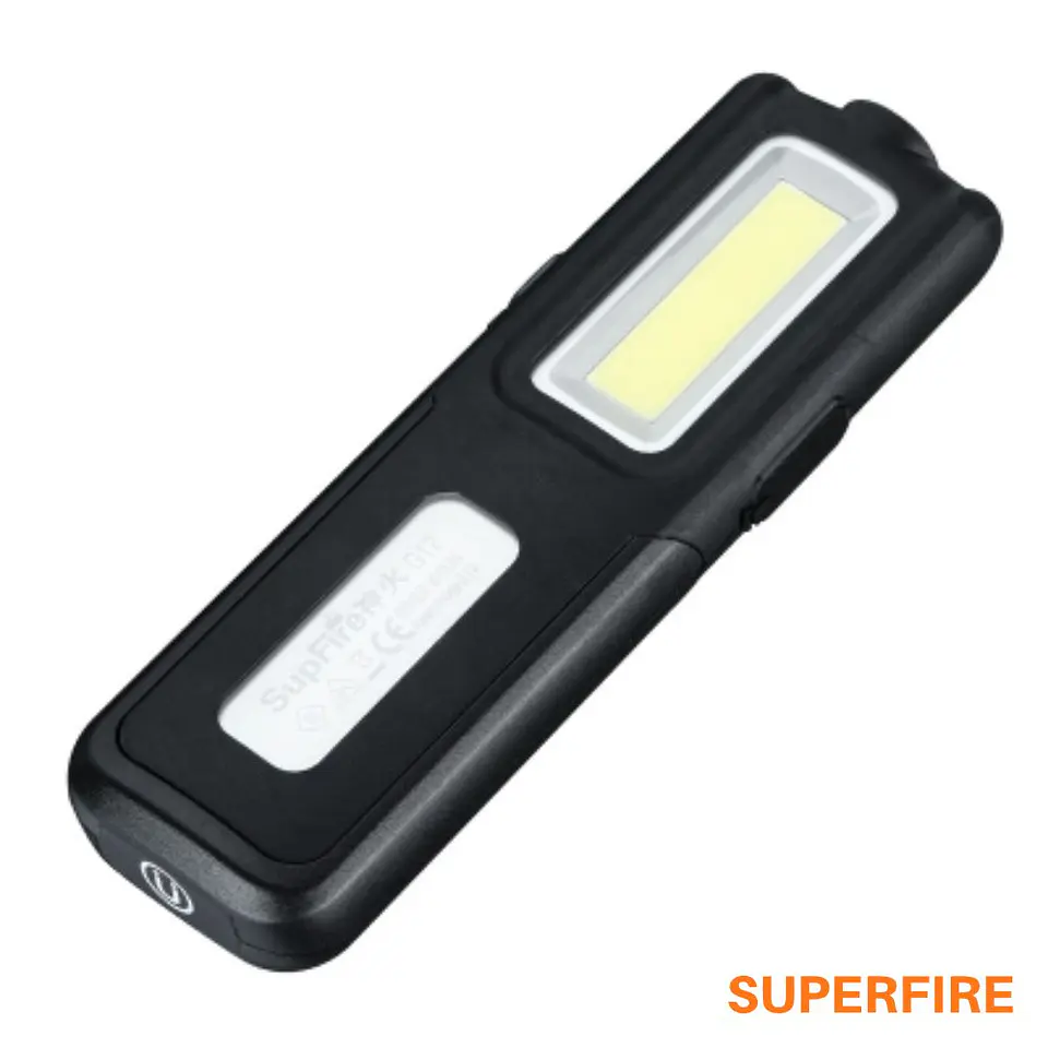 Lanterna de Trabalho C/ Íman E Gancho SUPERFIRE 1