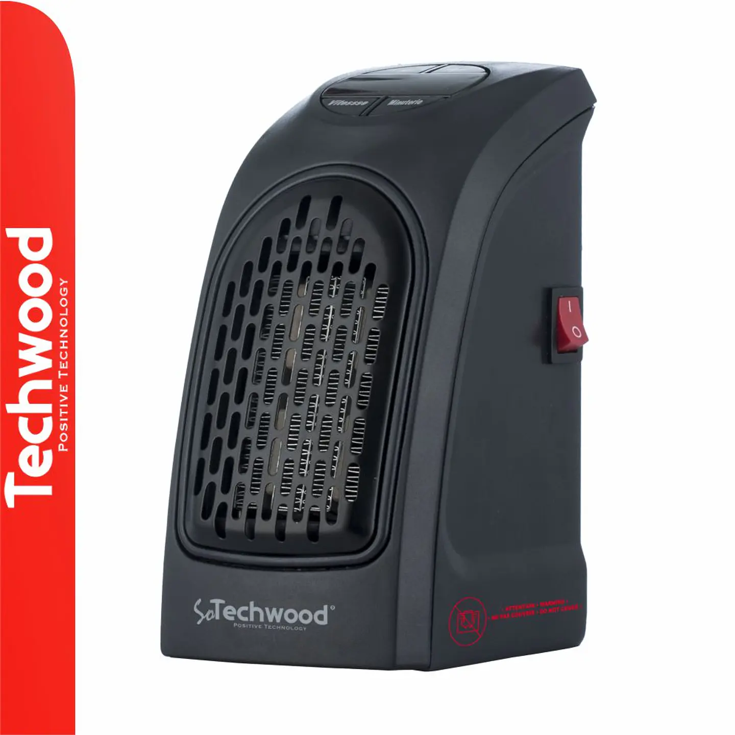 Aquecedor Cerâmico Portátil 400W TECHWOOD 1