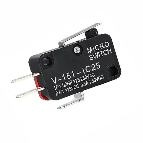 Comutador Micro Switch 15A C/ Patilha Pequena