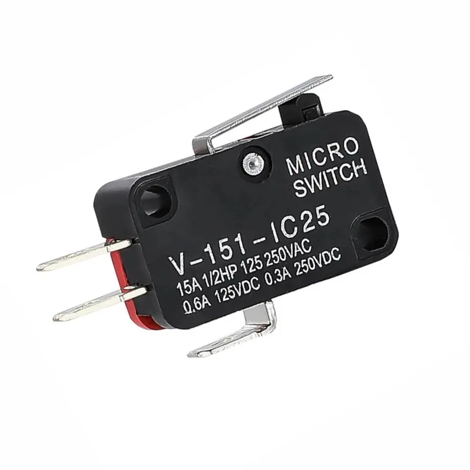 Comutador Micro Switch 15A C/ Patilha Pequena 1