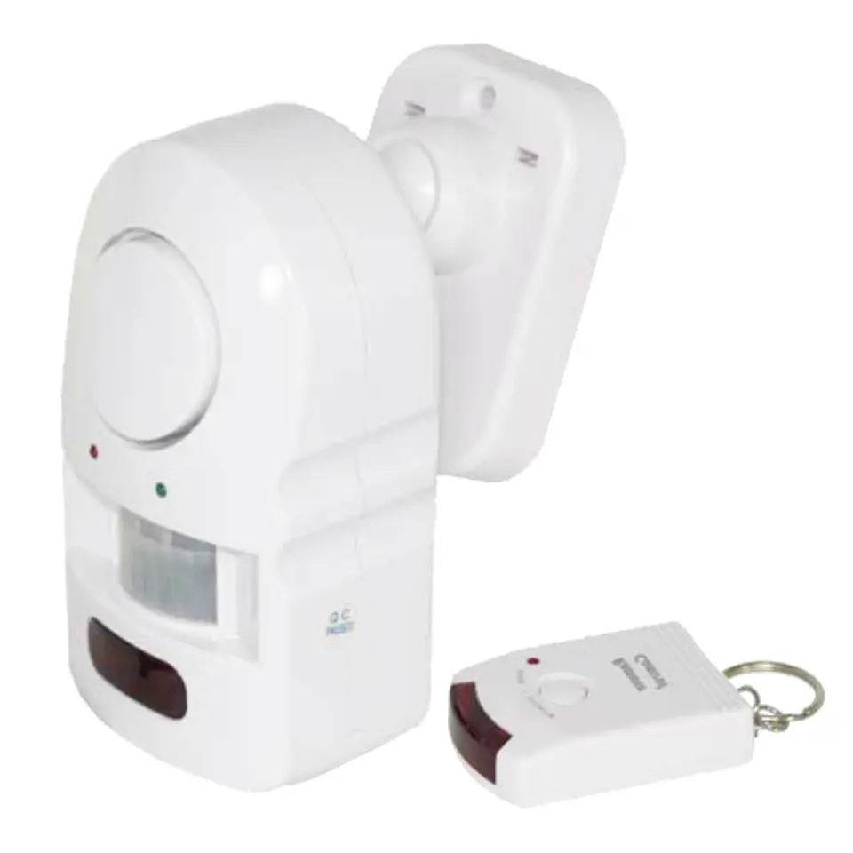 ALARME C/ SENSOR MOVIMENTOS PIR E COMANDO 1