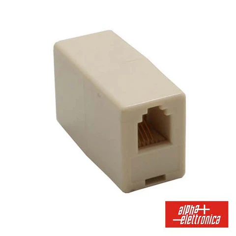 ADAPTADOR DE TELEFONE 4P4C 1FÊMEA / 1FÊMEA