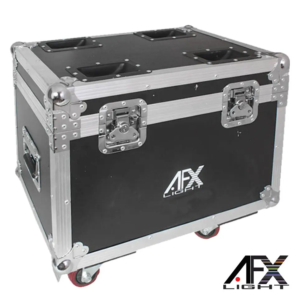 MALA TRANSPORTE DJ P/ 2MOVING HEAD LEDWASH-1912Z AFXLIGHT 1
