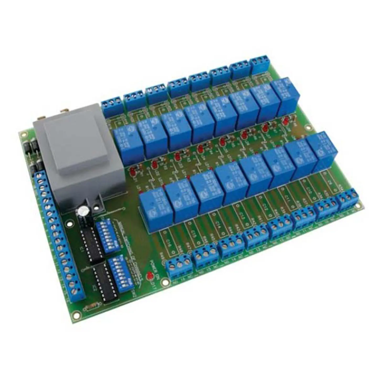 KIT PLACA DE RELÉS UNIVERSAL C/ 16 RELÉS VELLEMAN 1