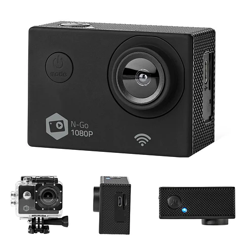 Câmara De Ação Full HD 1080p Wi-Fi À Prova De Água NEDIS