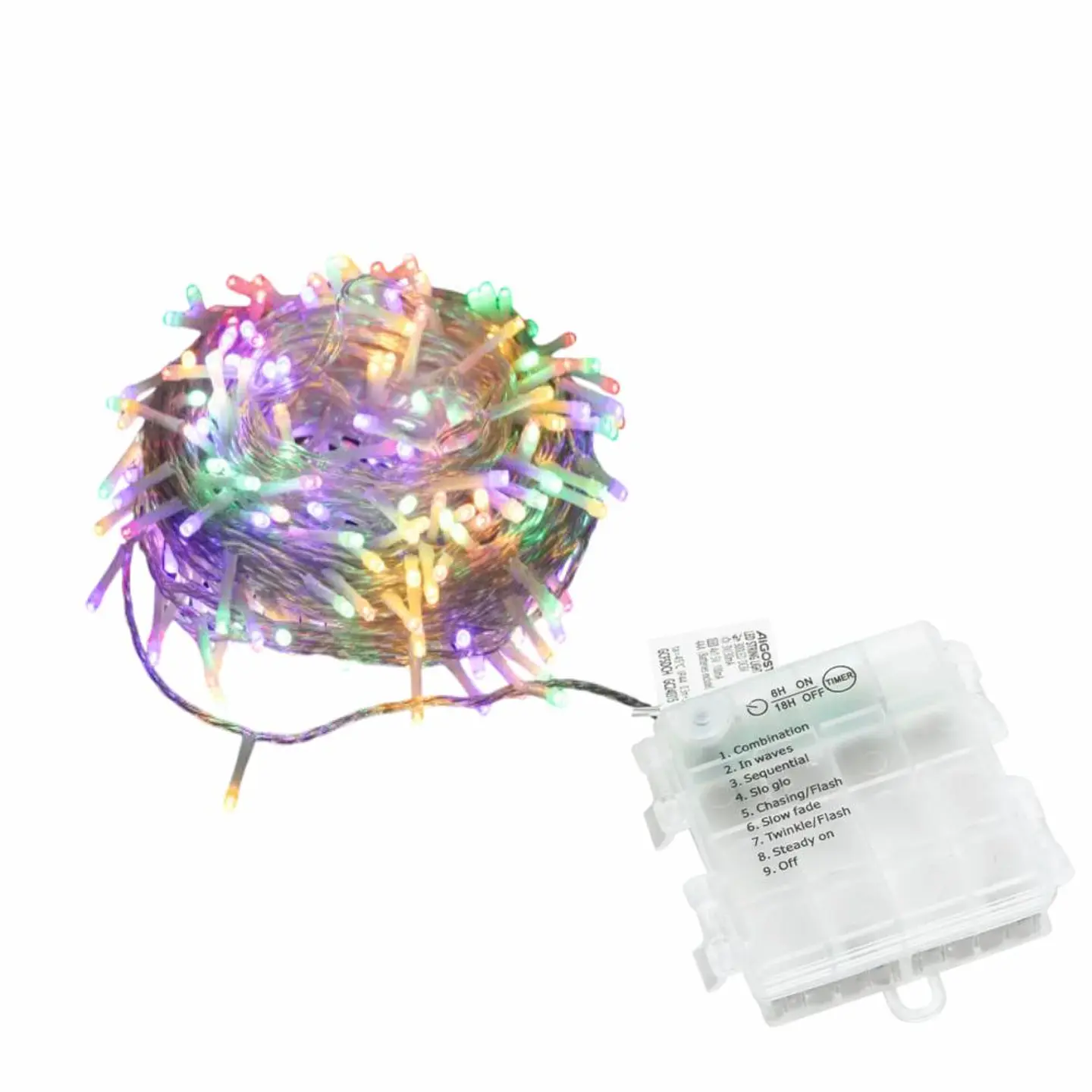 Luzes de Natal 300 LED RGBY 4xAA RGBY 30m IP44 1