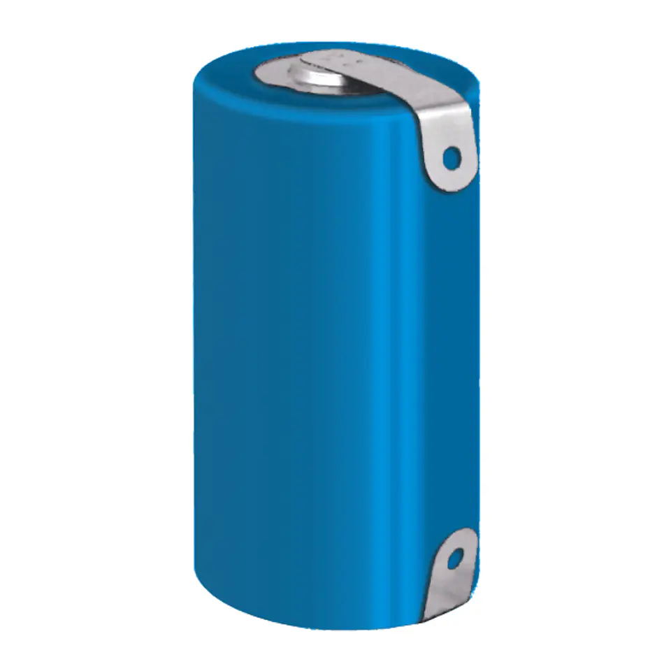 PILHA LITHIUM 26X50MM 3.6V 6500MA C/TERMINAIS 1