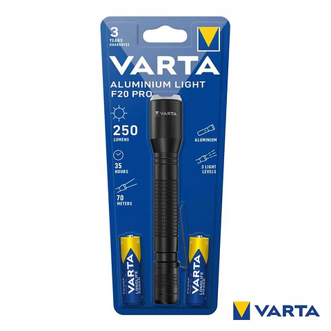 Lanterna LED F20 Pro Aluminium 250lm VARTA