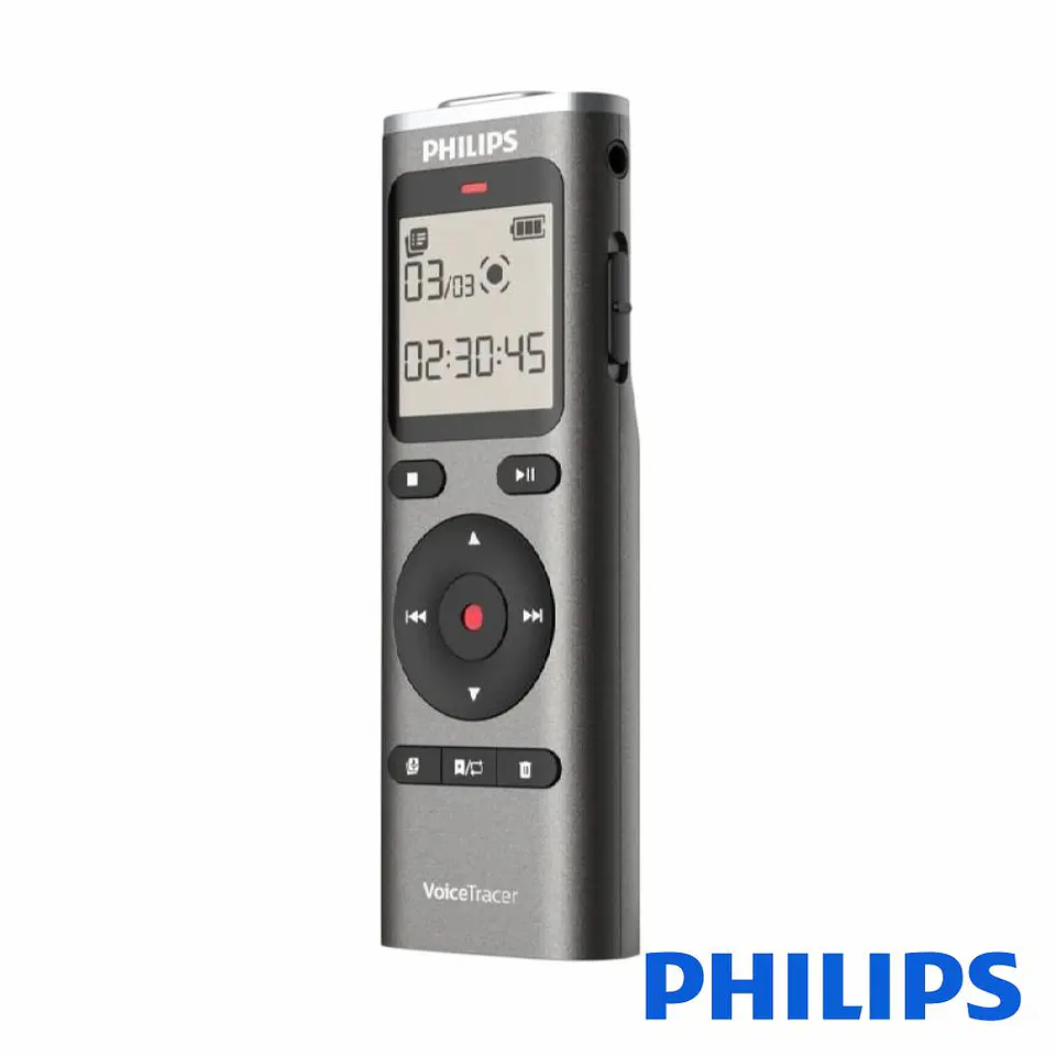 Gravador de Voz Digital Visor LCD 8GB USB-C PHILIPS 1