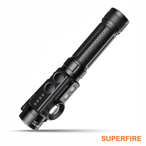 Lanterna 7W+5W 450lm+380lm IP44 SUPERFIRE