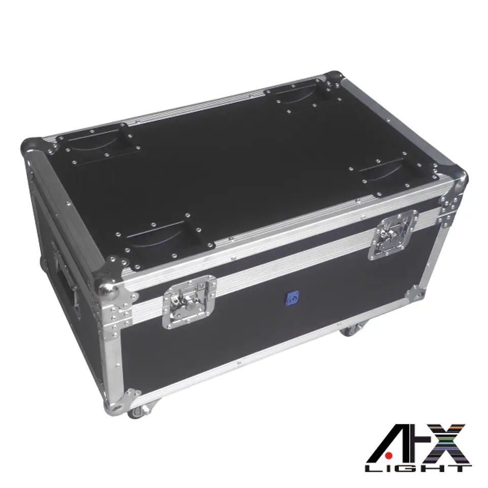 MALA TRANSPORTE DJ P/ 6 PARLED-W RODAS E CARREGADOR AFXLIGHT 1