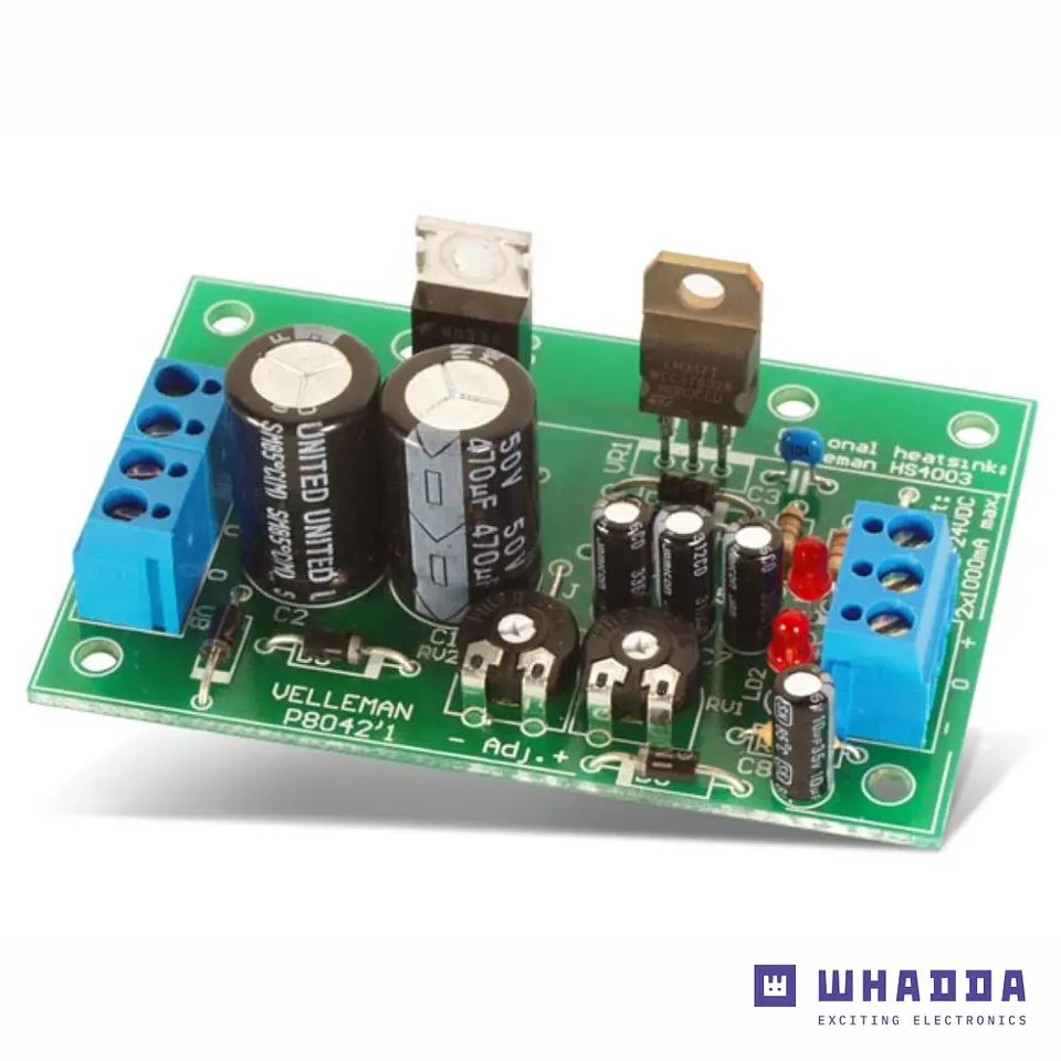 Kit de Montagem Fonte Alimentação Simétrica 1.2-24V 2x1A 1
