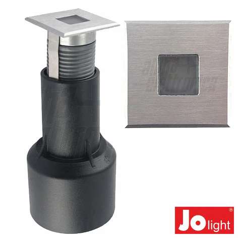 FOCO LED 1W 24V BRANCO FRIO P/ PAVIMENTO IP67