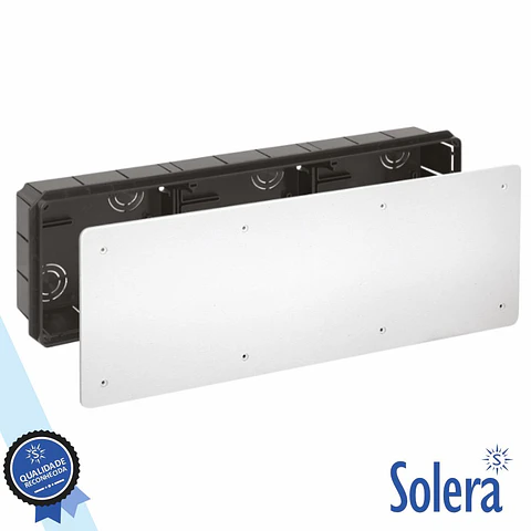 Caixa de Derivação Embutir 12 Entradas 500x160x70mm SOLERA