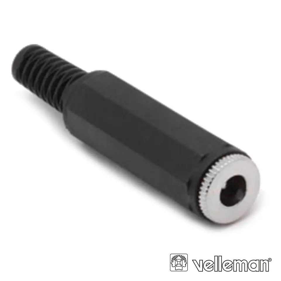 FICHA ALIMENTAÇÃO DC FÊMEA Ø2.5x5.5MM VELLEMAN 1