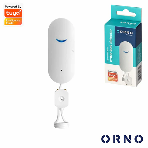Detetor de Água C/ Alarme TUYA Smart Wi-Fi ORNO