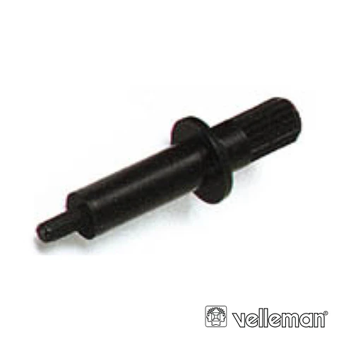 VEIO P/ POTENCIÓMETRO DE AJUSTE 4.9MM PRETO