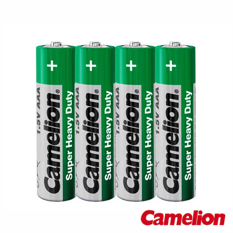 Pilha Zinco-Carvão LR03/AAA 1.5V 4x CAMELION