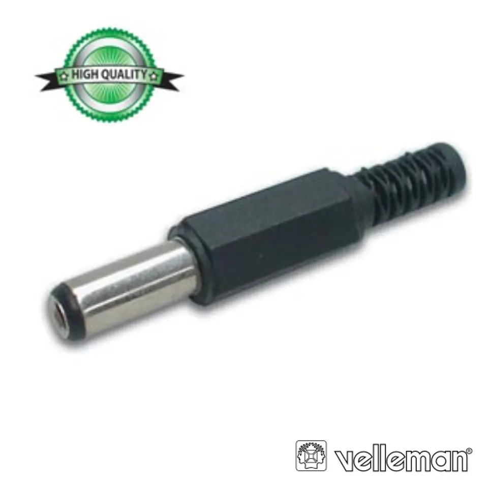 FICHA ALIMENTAÇÃO DC FÊMEA Ø2.5x5.5MM 14MM P/ SOLDAR 1
