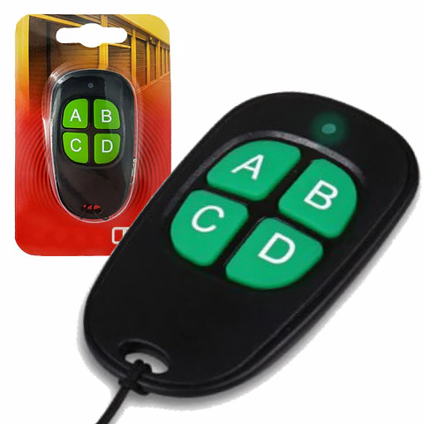 TELECOMANDO GARAGEM UNIVERSAL 4 CANAIS 433MHZ
