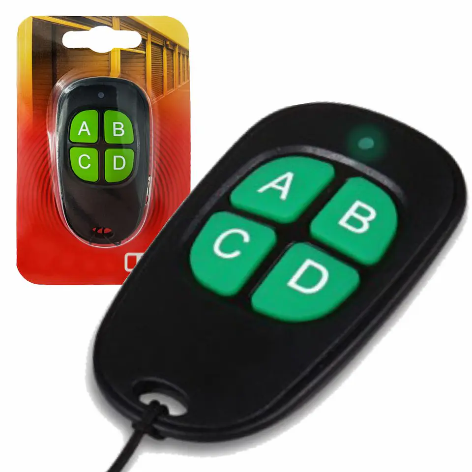 TELECOMANDO GARAGEM UNIVERSAL 4 CANAIS 433MHZ 1
