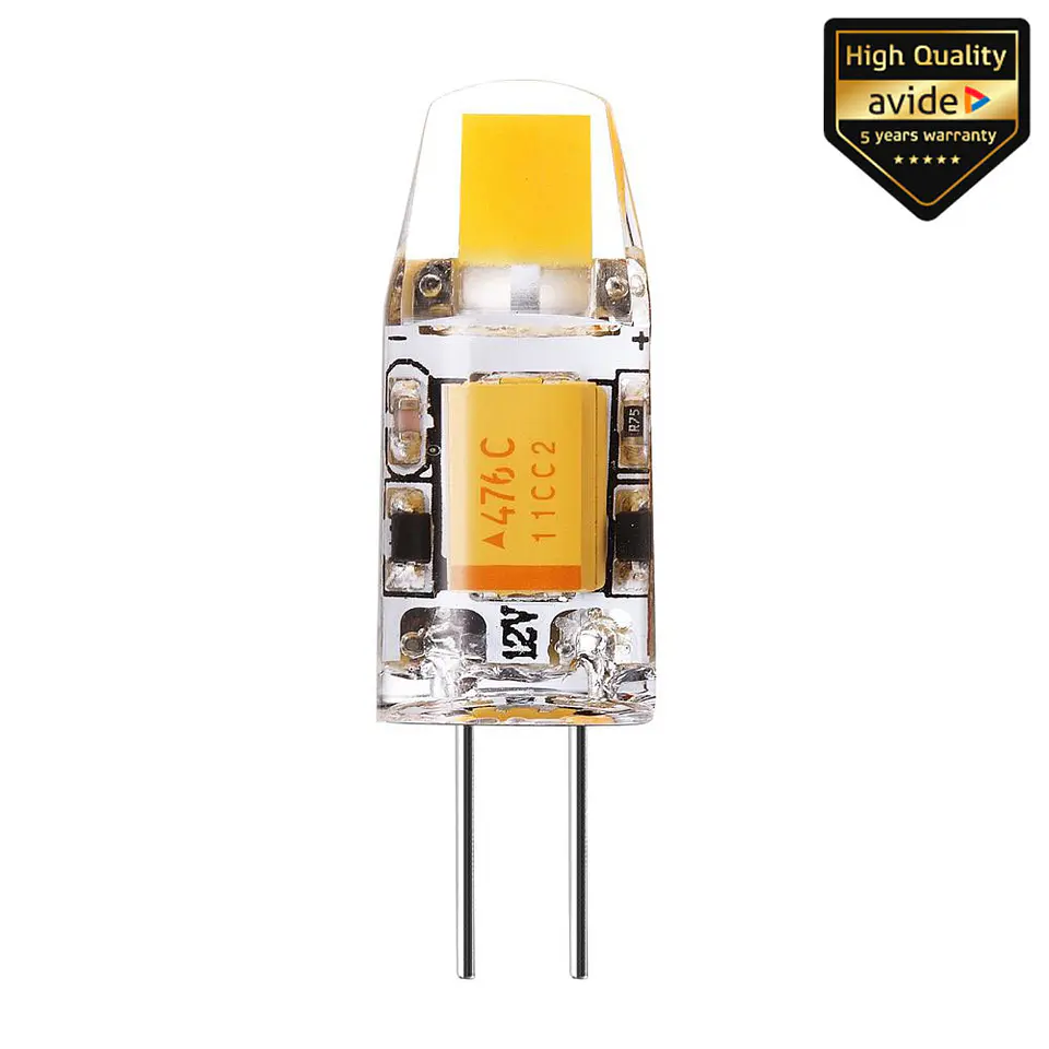 Lâmpada LED G4 1.2W 12V 4000k 100lm AVIDE 1