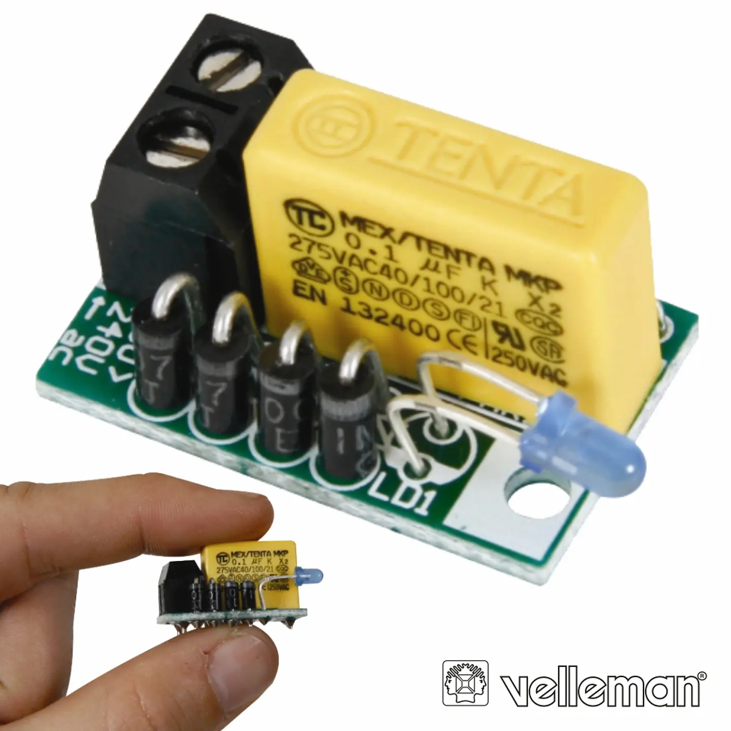 KIT LED P/ VOLTAGEM AC VELLEMAN 1