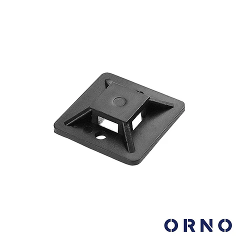 Fixador Adesivo P/ Braçadeiras 50x Preto ORNO
