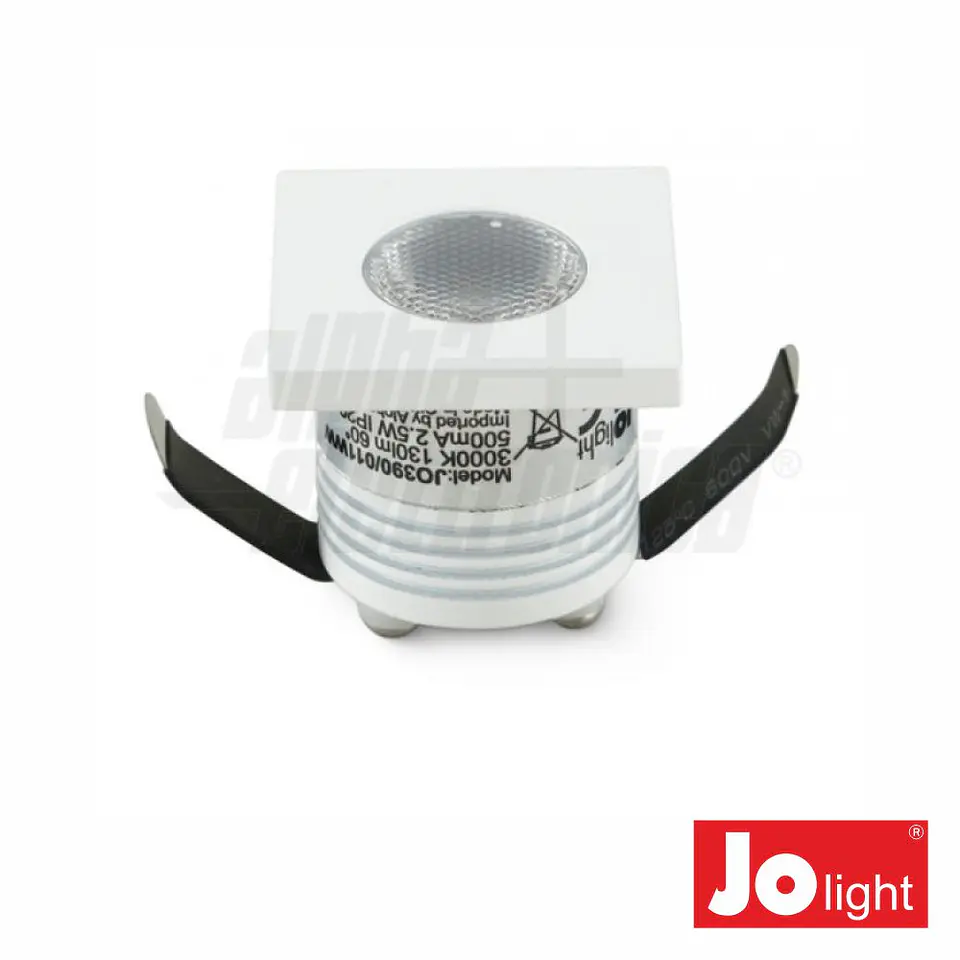 FOCO LED 2.5W 5V BRANCO NATURAL P/ ENCASTRAR IP20 JOLIGHT 1