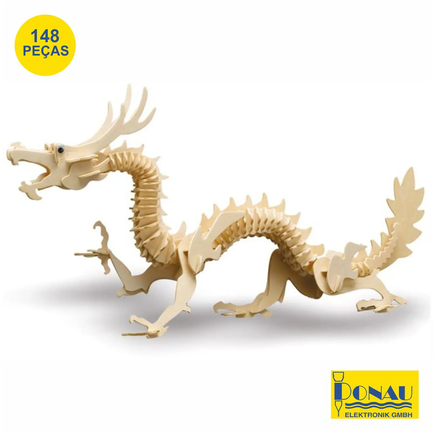 DRAGÃO PAINÉIS DE CONTRAPLACADO C/ 148 PEÇAS DONAU 1