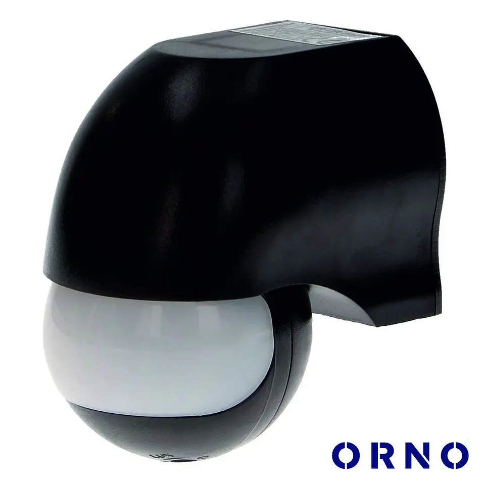 Detector De Movimentos Pir Preto ORNO 1