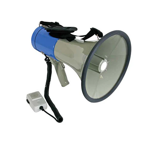 MEGAFONE DE 25W C/SIRENE VELLEMAN