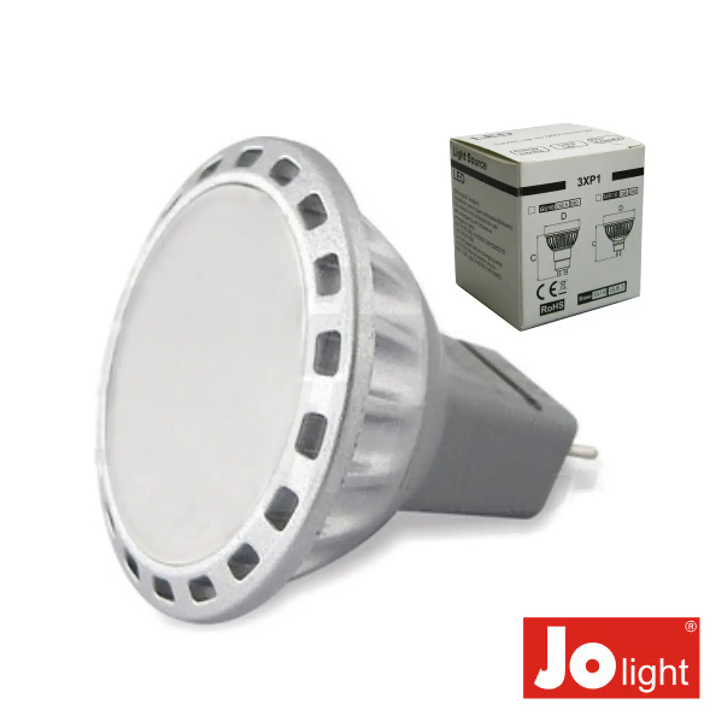 LÂMPADA G4 1.5W 10-30V 3 LEDS BRANCO FRIO JOLIGHT 1