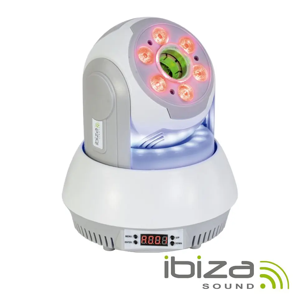 Moving Head 40W 4 Em 1 Wash/Laser DMX Mic IBIZA 1