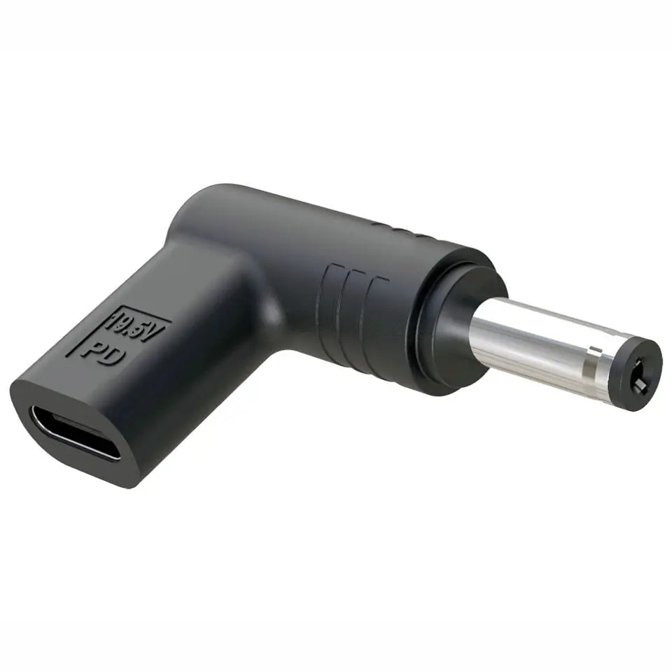 Ficha Adaptadora USB-C Fêmea / Ficha DC 1.7x4.75mm Macho 1