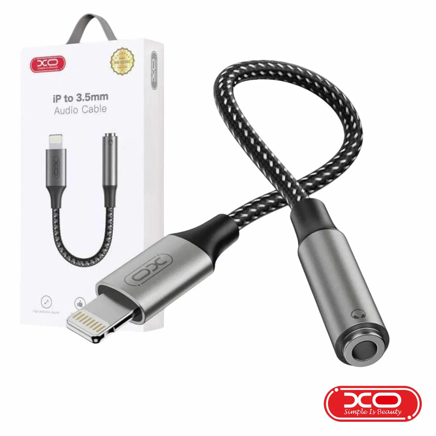 Adaptador Lightning Macho / Jack 3.5mm XO 1