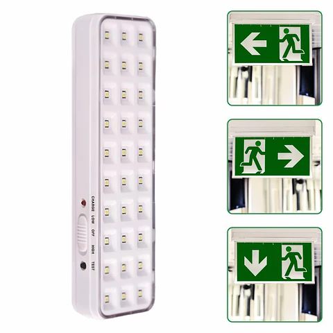 Luz Emergência Led 2w Aplique IP20 120lm