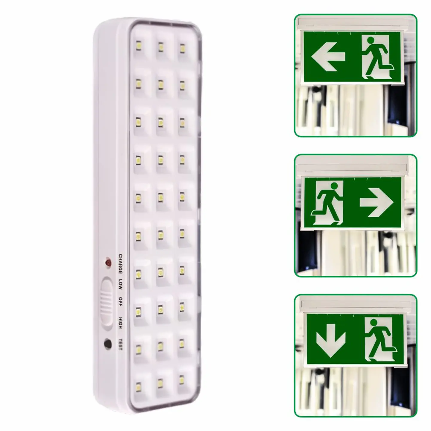 Luz Emergência Led 2w Aplique IP20 120lm 1