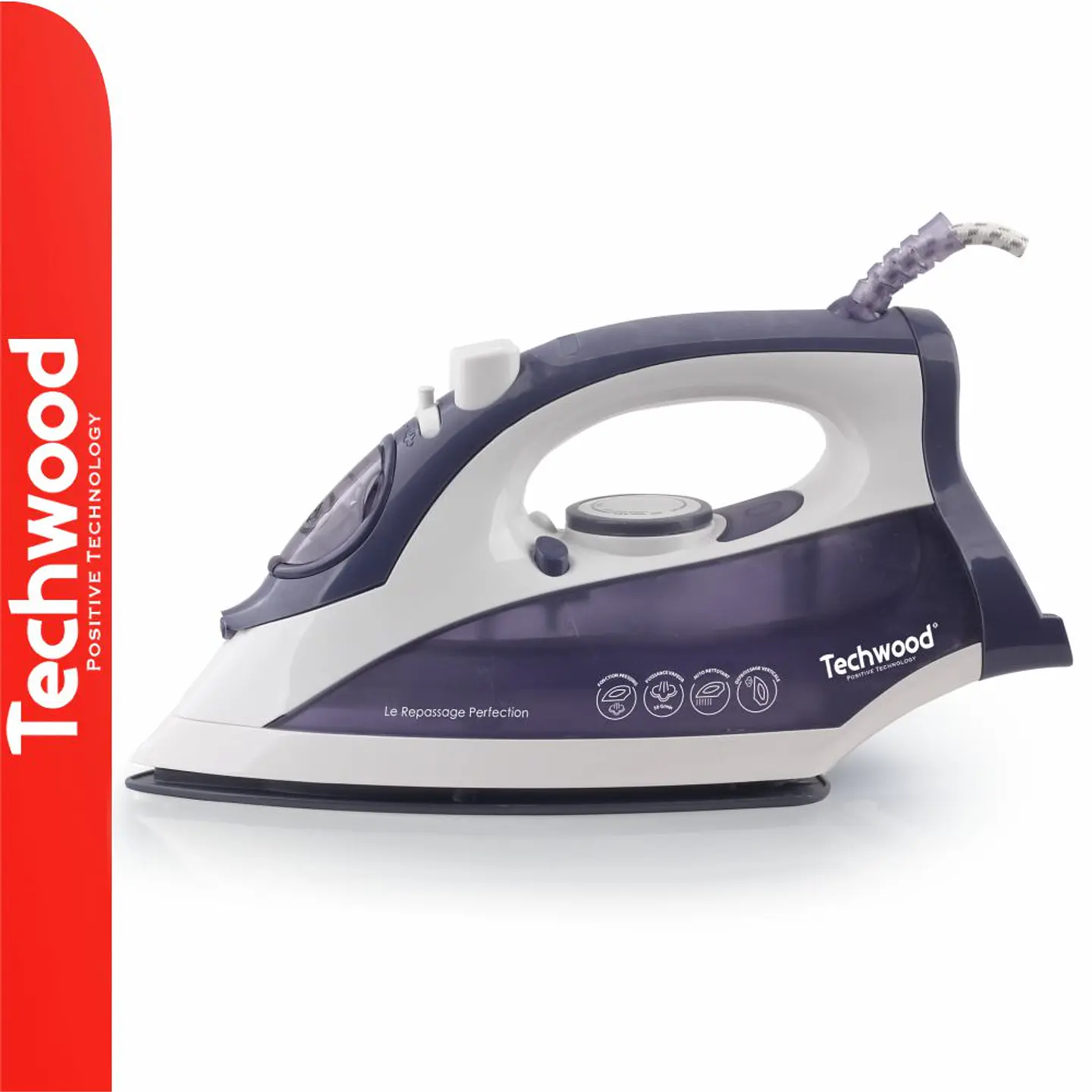 Ferro De Engomar A Vapor 2400W TECHWOOD 1