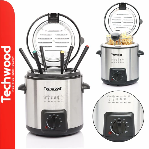 Fondue Elétrico C/ 6 Espetos 840W TECHWOOD