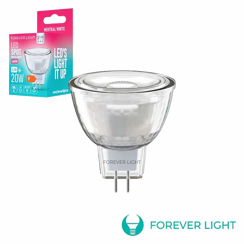 Lâmpada LED G4 MR11 2.2W 12V 4000K 195lm FOREVER