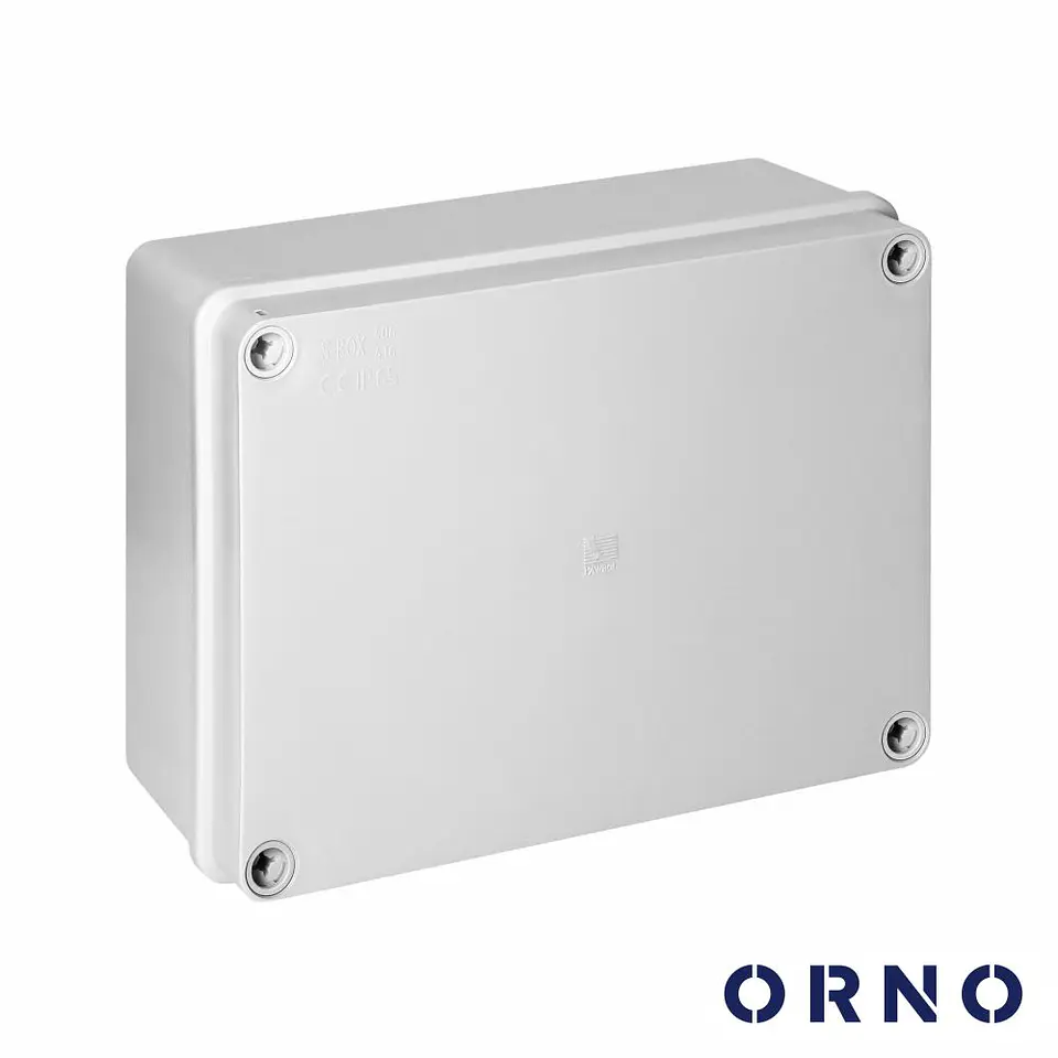 Caixa De Derivação Estanque 190x140x70mm Cinzento IP65 ORNO 1
