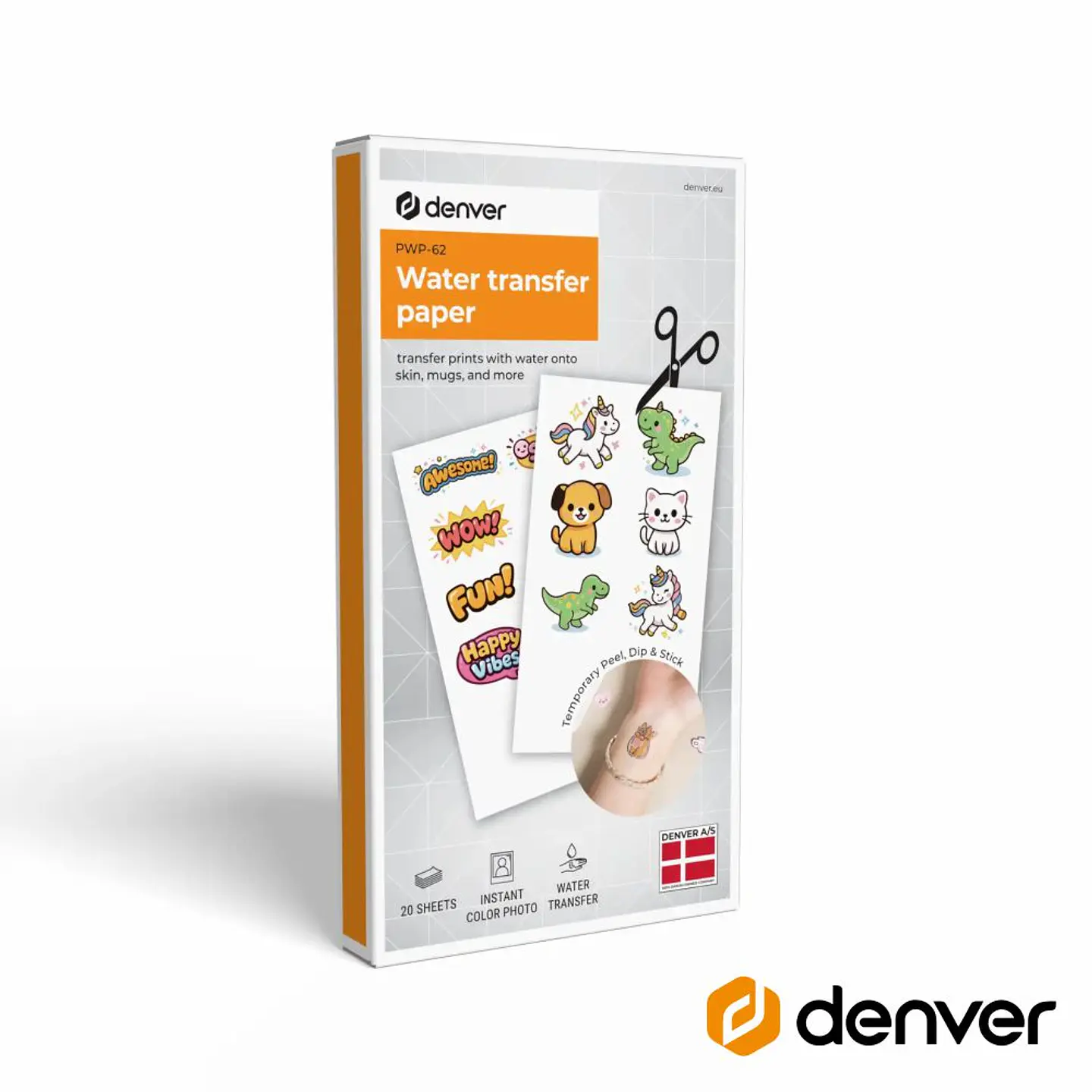 Papel Fotográfico P/ Transferência Água 20un P/ MCP-6010 1