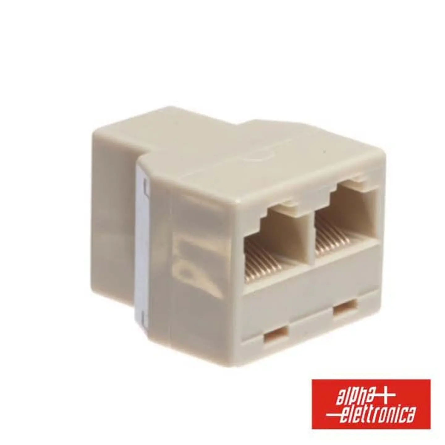 ADAPTADOR DE TELEFONE 8P8C 1 FÊMEA / 2 FÊMEA MODULAR 1