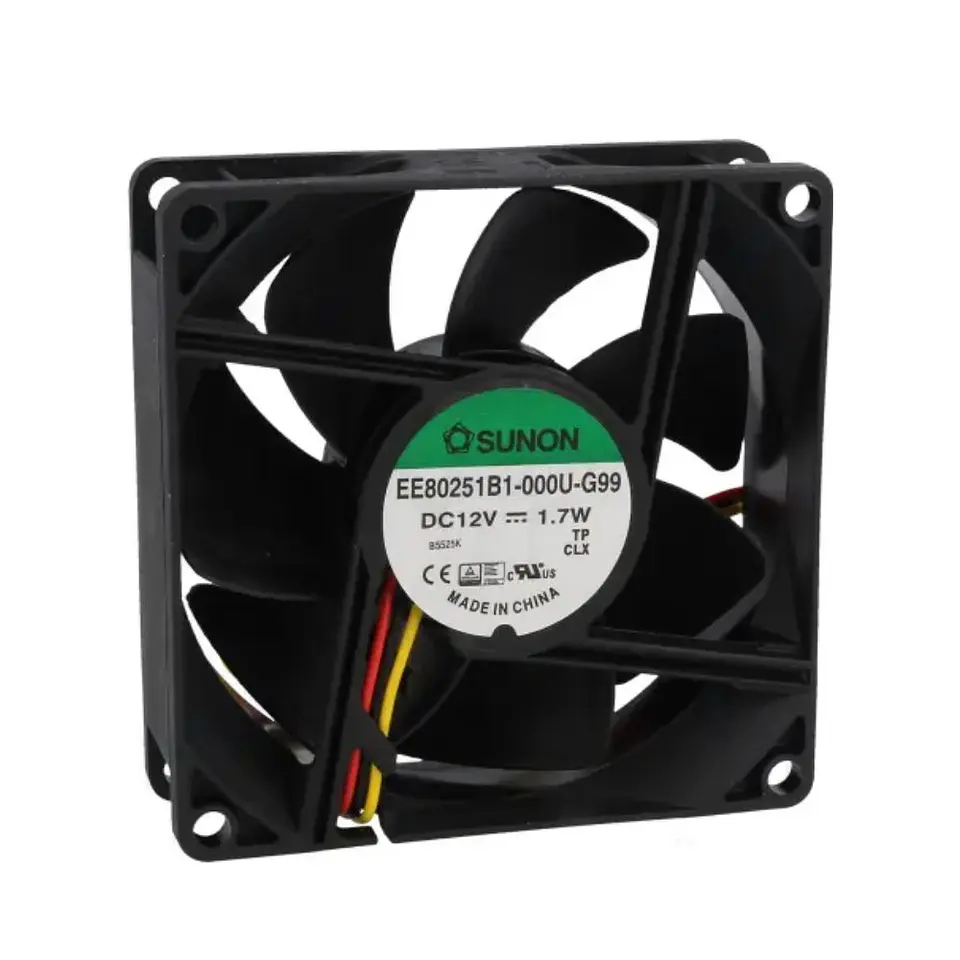 Ventoinha 12VDC 80x80x25mm 3 Fios EE80251B1-000U-G99 SUNON 1