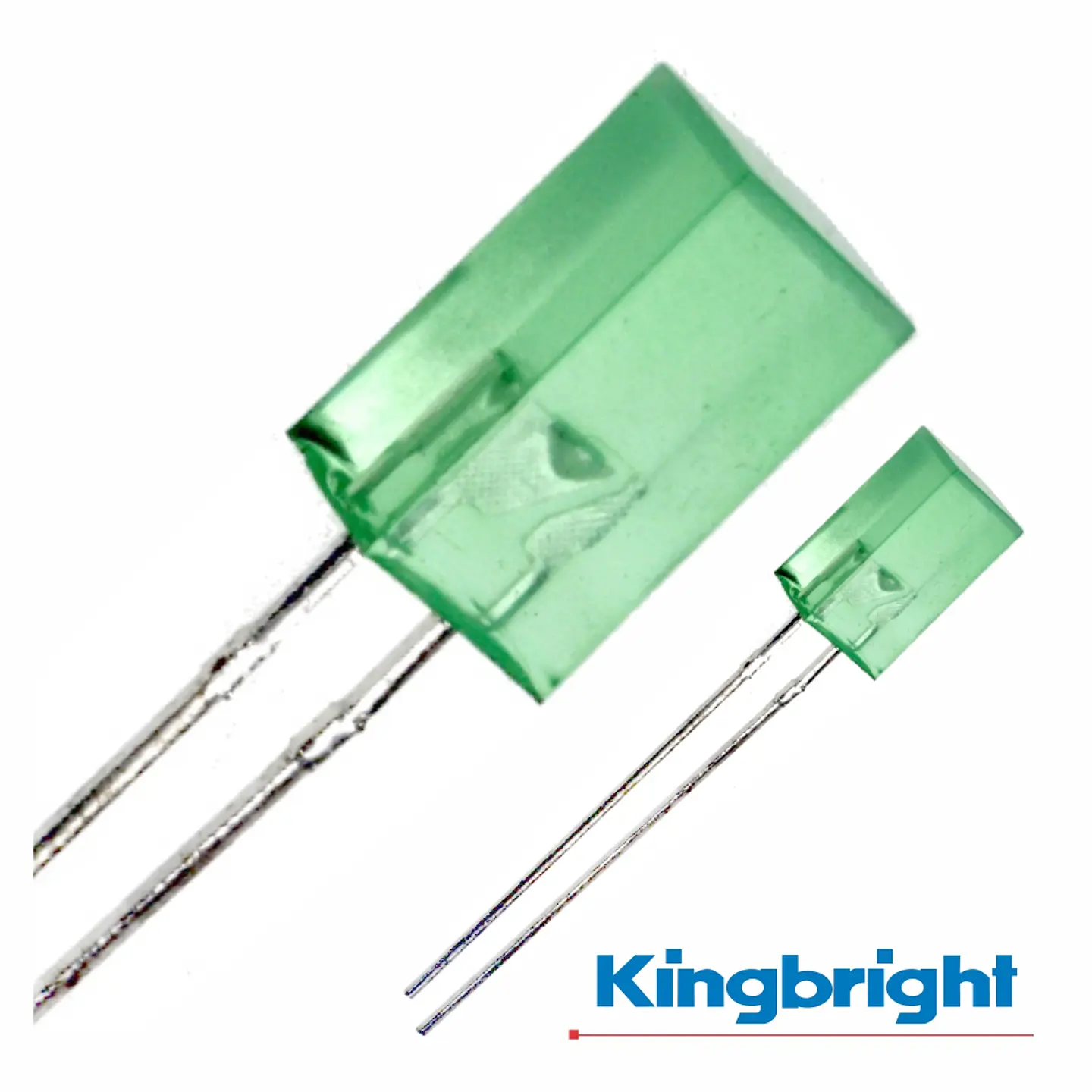 LED 5X5MM ALTO BRILHO VERDE DIFUSO KINGBRIGHT 1
