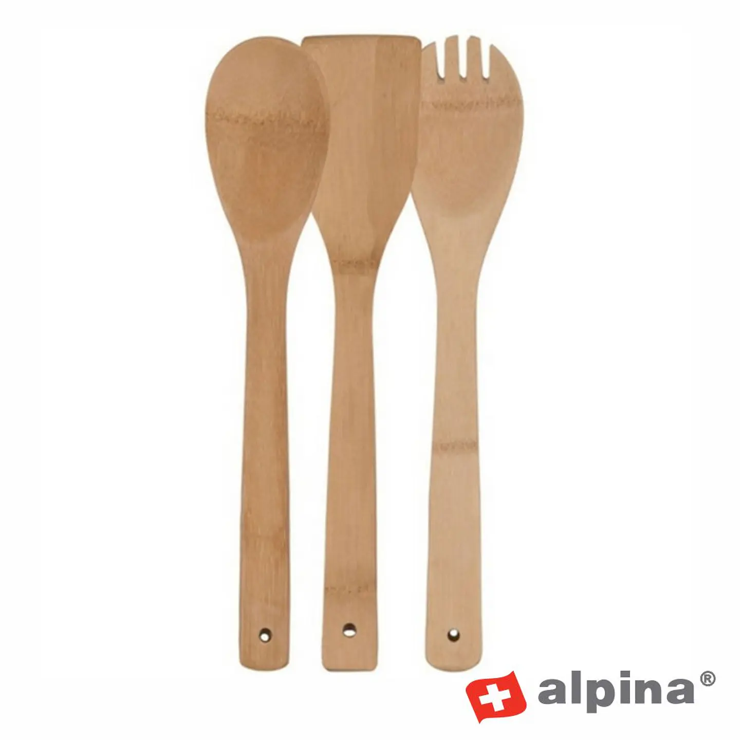 Conjunto de 3 Colheres de Bambu ALPINA 1